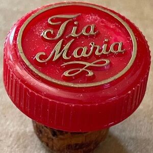 Vintage Tia Maria Cork Red